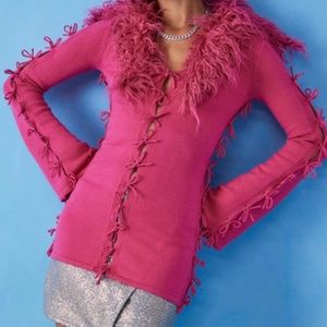 House of Sunny Laced Peggy Cardigan